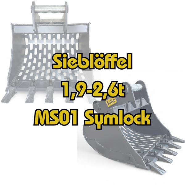 1,9-2,6t Sieblöffel MS03 Symlock