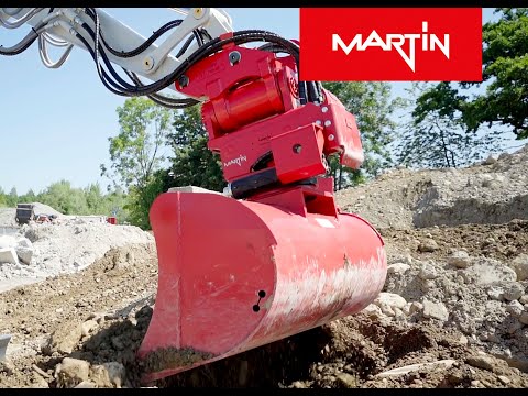 MARTIN Grabenräumlöffel mit Drehwerk (GRLD)