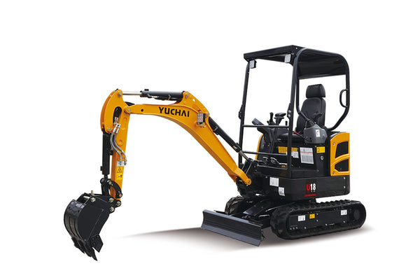Yuchai U18 Minibagger 1,8 Tonnen | Kompaktbagger mit Yanmar-Motor