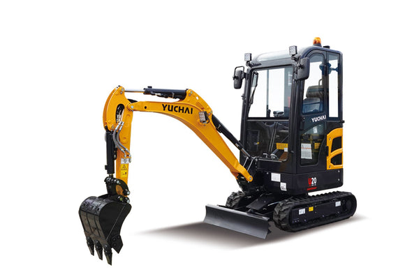 Yuchai U20 Minibagger 2 Tonnen | Kompaktbagger mit Yanmar-Motor