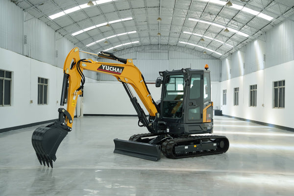 Yuchai U60 Minibagger 6 Tonnen | Zero-Tail Kompaktbagger mit Kubota-Motor