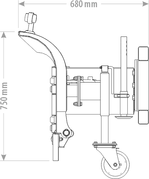 Schneepflug leicht Vario - SeKa Baumaschinen GmbH