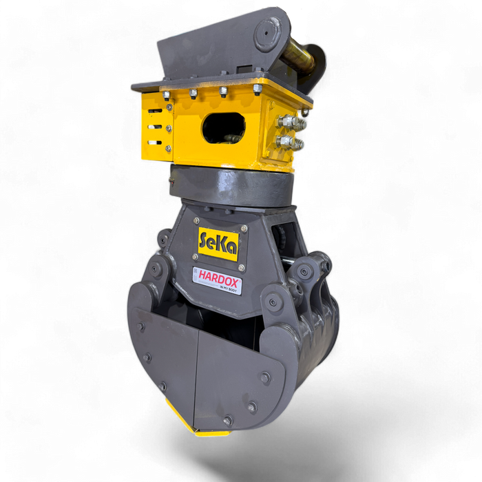 Komplettbild des Abbruchgreifers SK03 mit massiver Bauform

