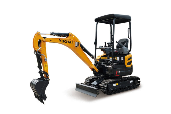Yuchai U17 Minibagger 1,7 Tonnen | Kompaktbagger mit Kubota-Motor
