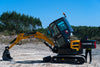 Yuchai U35 Minibagger 3,8 Tonnen | Zero-Tail Kompaktbagger mit Yanmar-Motor