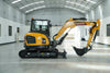 Yuchai U60 Minibagger 6 Tonnen | Zero-Tail Kompaktbagger mit Kubota-Motor